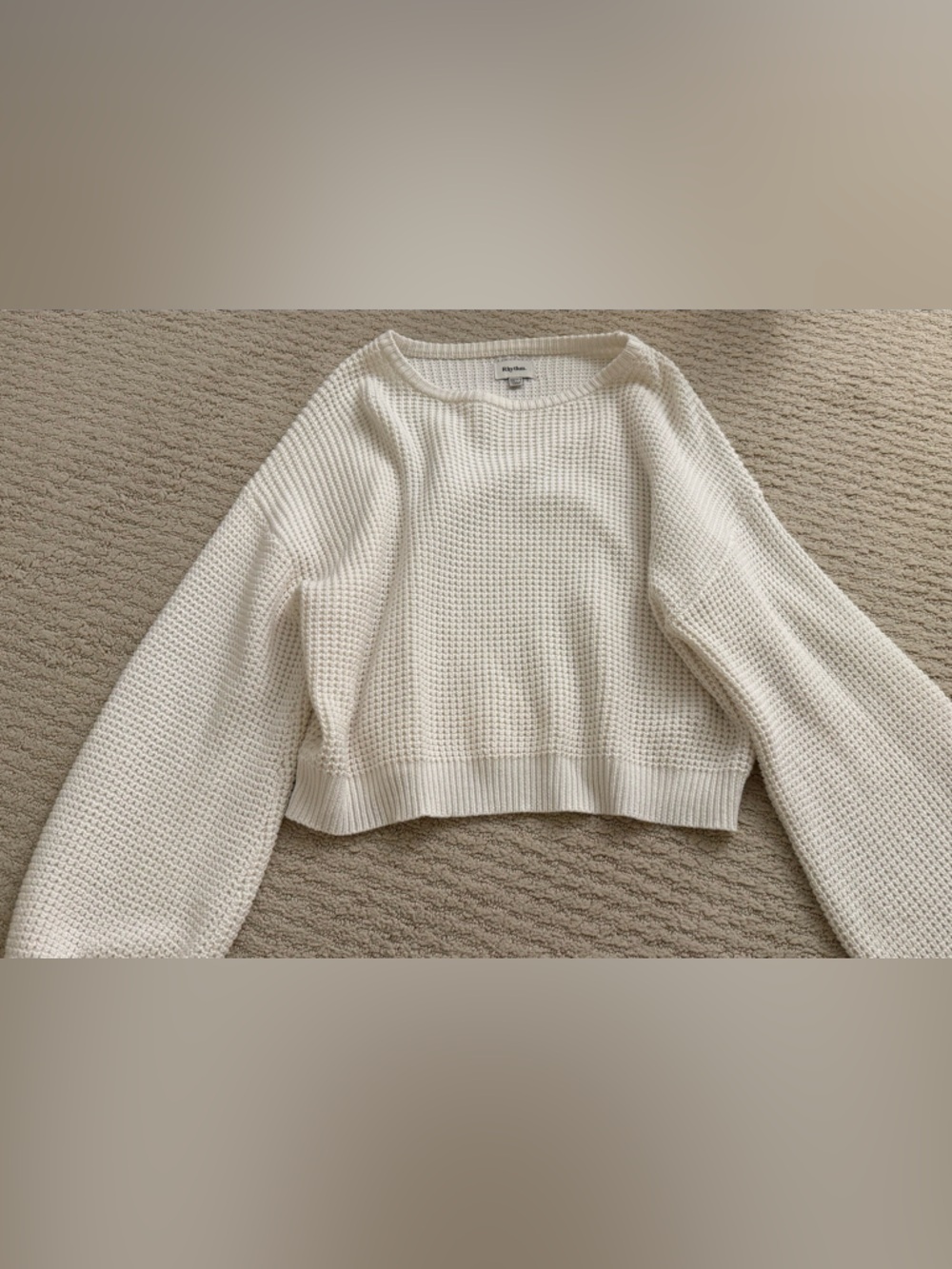 Rhythm Living Classic Knit Jumper White - 8